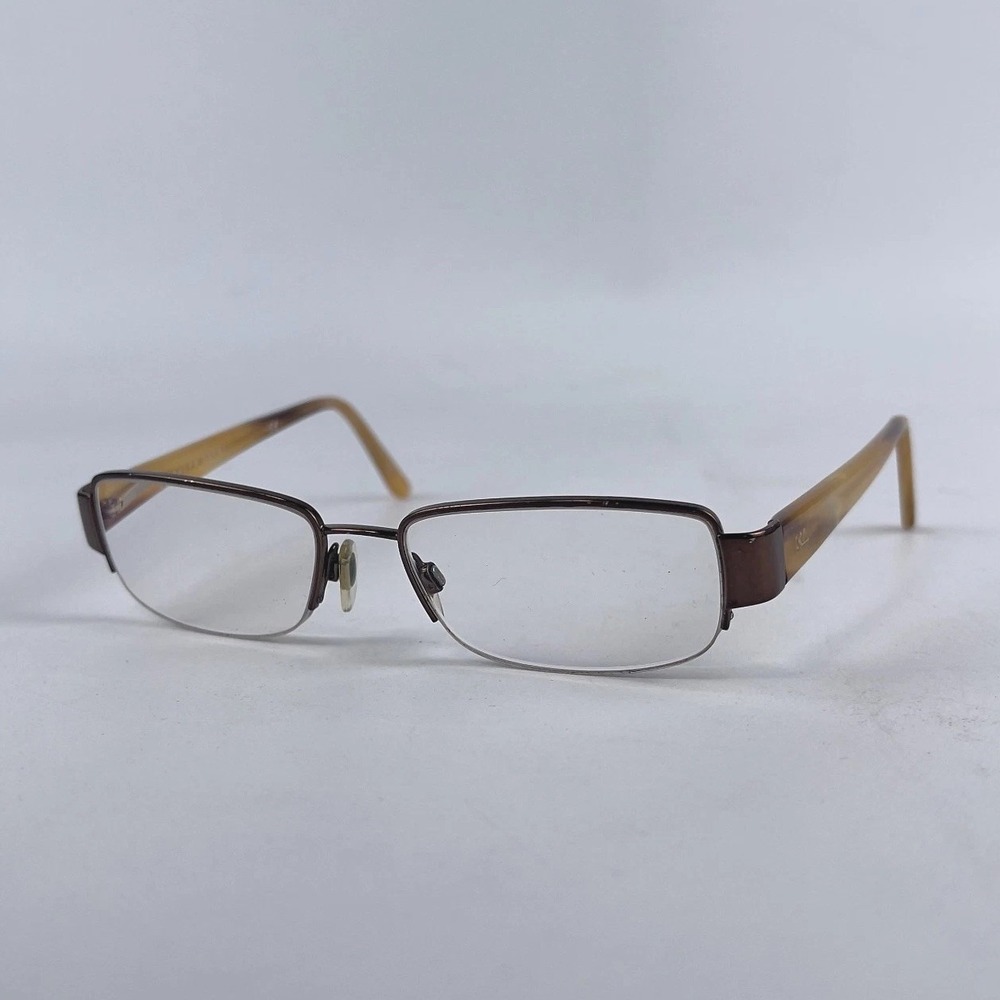 Ralph Lauren 9013 Women Eyeglasses Frame Champagne Plastic Half Rim 50-16-135 mm